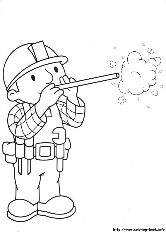 Bob the Builder coloring picture